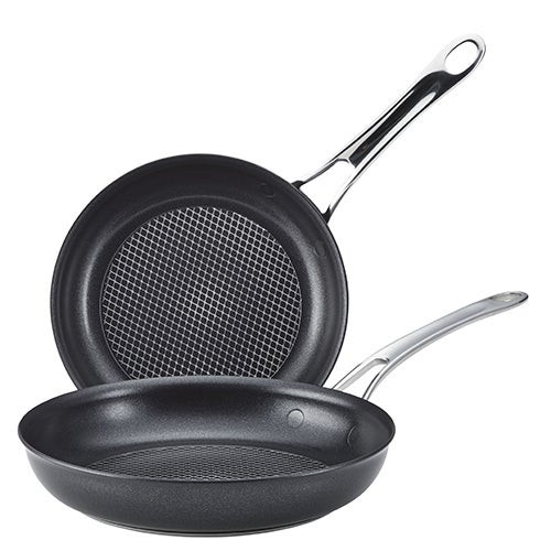 AnolonX Twin Pack 8.25" & 10" SearTech Nonstick Fry Pans