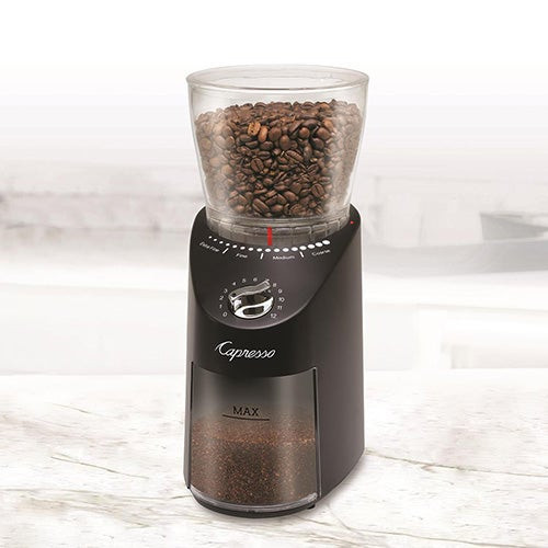 Infinity Plus Conical Burr Grinder Black