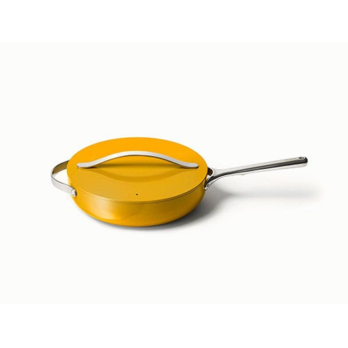 4.5qt Nonstick Ceramic Saute Pan w/ Lid Marigold