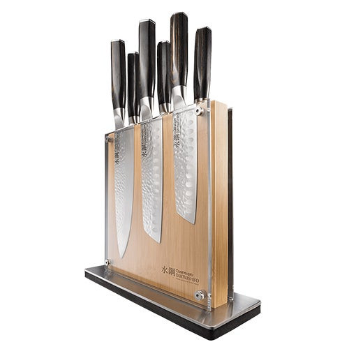 Damashiro Emperor Shi 7pc Knife Block Set