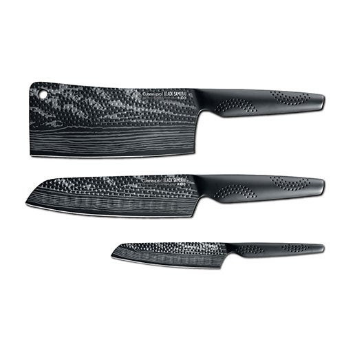 iD3 Black Samurai 3pc Ultimate Knife Set