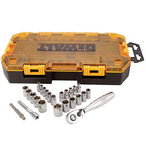 25pc 1/4" Drive Socket Set