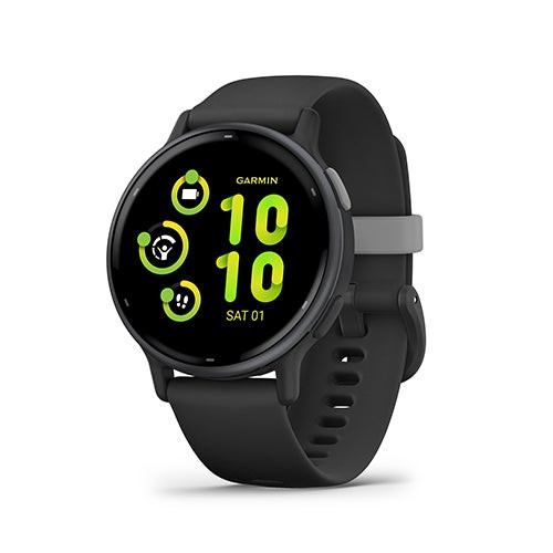 vivoactive 5 Fitness Smartwatch Slate w/ Black Silicone Band