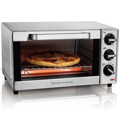 4-Slice Stainless Toaster Oven