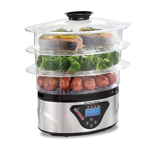 3-Tier Digital Food Steamer/Rice Cooker