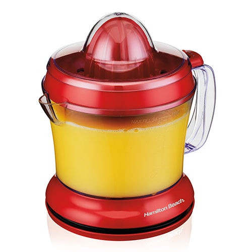 Juicit Electric 34oz Citrus Juicer Red