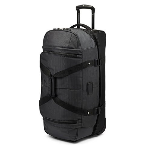 Fairlead 28" Drop Bottom Wheeled Duffel Mercury/Black