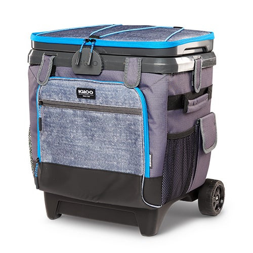 MaxCold Cool Fusion 36 Can Roller Soft Cooler Gray/Black