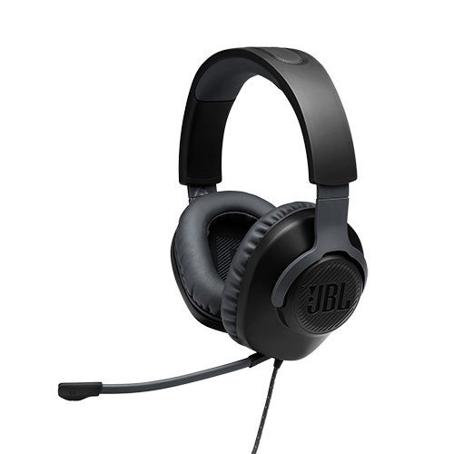 Quantum 100 Wired Over-Ear Gaming Headset w/ Detachable Mic Black