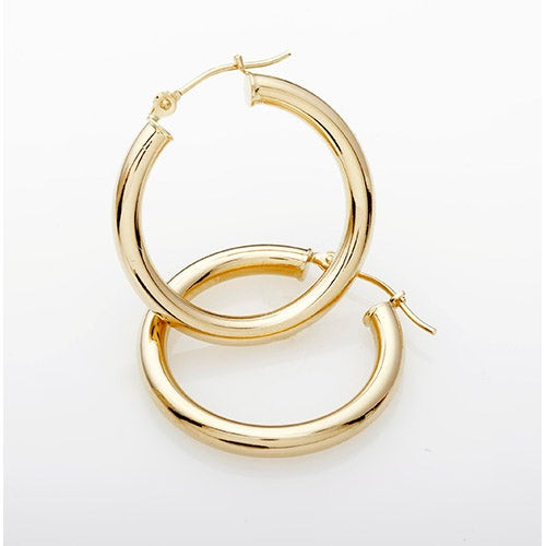 Yellow Gold Hoop Earrings