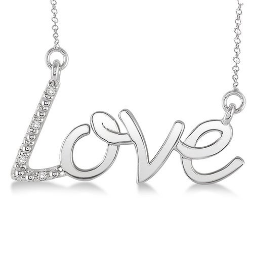 Diamond LOVE Necklace