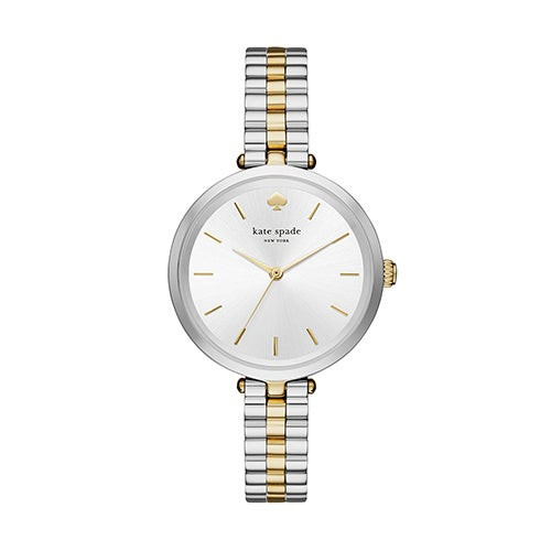 Ladies' Holland Skinny Gold & Silver-Tone Watch, Silver Dial