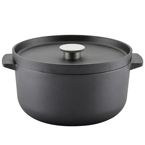 6qt Pre-Seasoned Cast Iron Round Dutch Oven