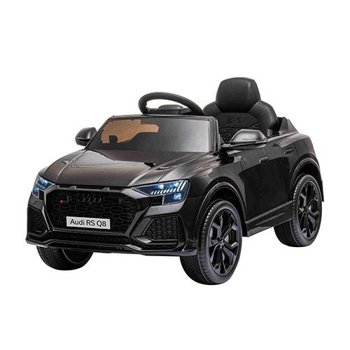 12V Audi RS Q8 Ride-On Toy Car Black