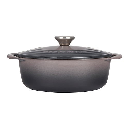 2.75qt Shallow Round Cast Iron Oven Oyster
