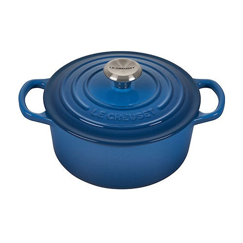 2qt Signature Cast Iron Round Dutch Oven Marseille