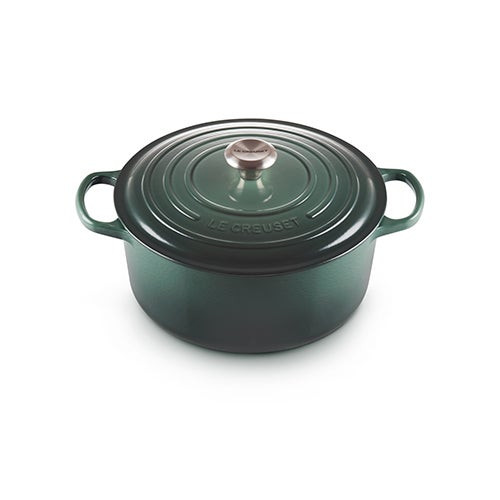 7.25qt Signature Cast Iron Round Dutch Oven Artichaut