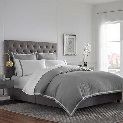 7pc 2000 Series Ultra-Soft Duvet & Sheet Set - Full/Queen Gray