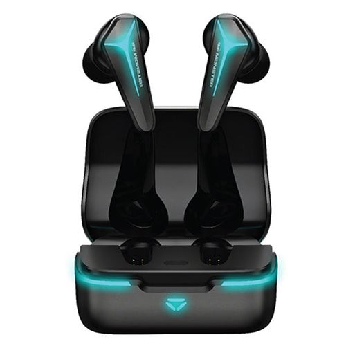 Mission V1 True Wireless Low Latency Gaming Earbuds Black/Blue LED