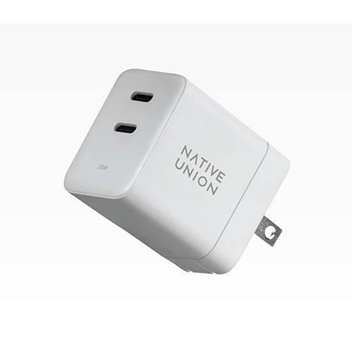 Fast GaN PD 35W Charger w/ 2 USB-C Ports White