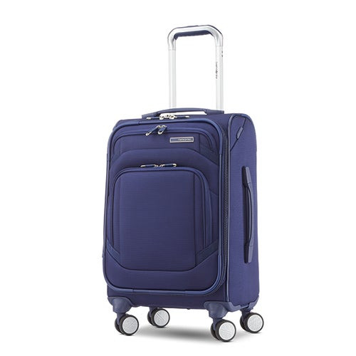 Ascentra Carry-On Softside Spinner Iris Blue