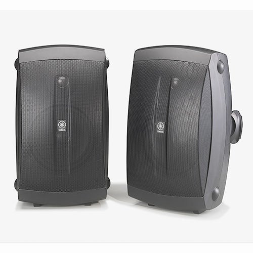 Set of 2 High Performance 6.5" Outdoor 2-Way Speaker Black