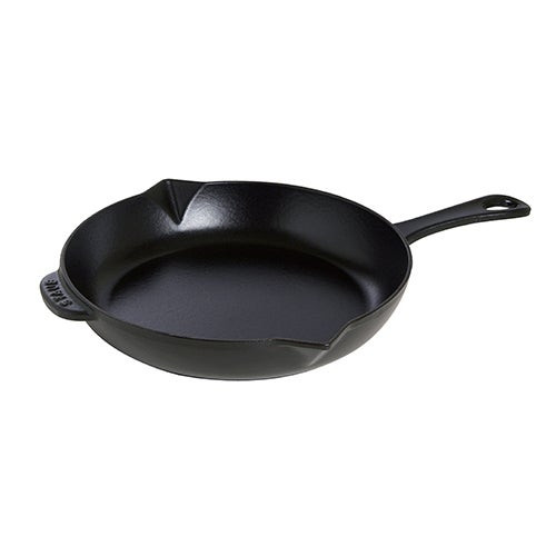 10" Cast Iron Fry Pan Black