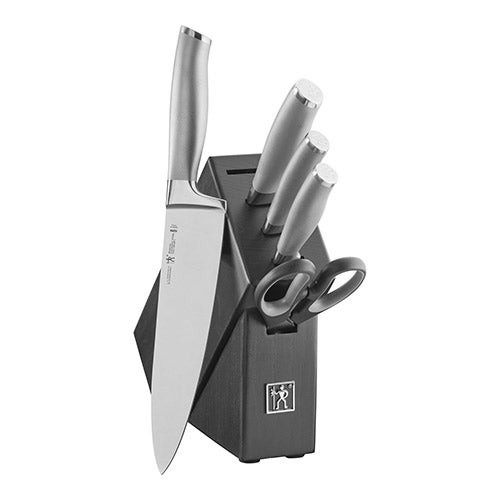 Modernist 6pc Studio Knife Block Set Black Matte