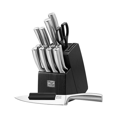 Malden 16pc Stainless Steel Knife Block Set