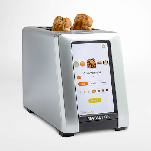 R270 InstaGLO Touchscreen Toaster Brushed Platinum