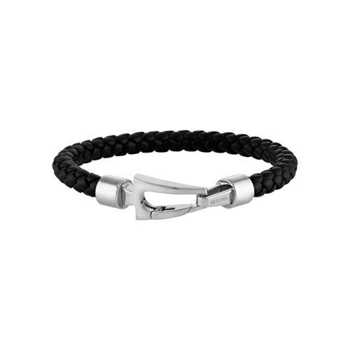 Marine Star Black Nautical Braided Bracelet Medium 8" - 8.5"