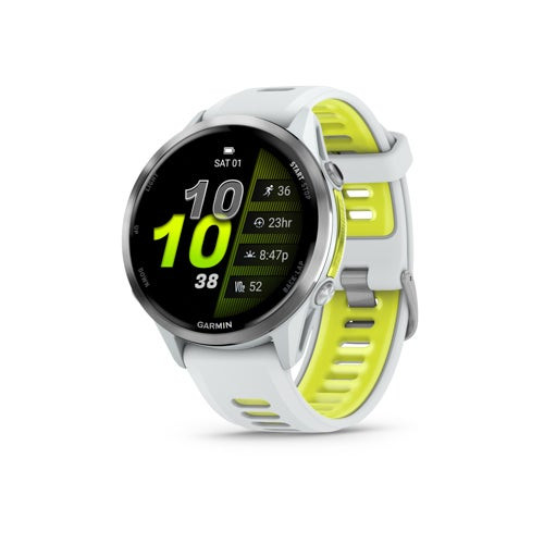 Forerunner 970 Advanced GPS Running Smartwatch Whitestone/Amp Yellow