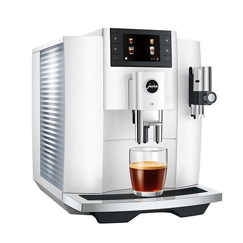 E8 Automatic Coffee Machine White
