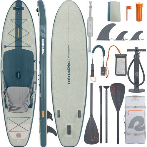 Weekender Plus Inflatable SUP Kayak Hybrid - 10ft 6in River Rock