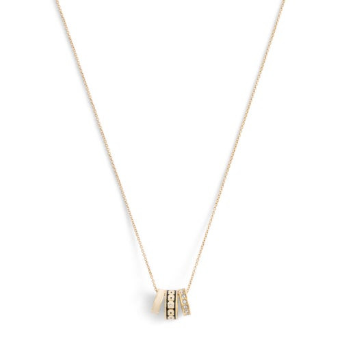 Signature Enamel Rondell Necklace Gold-Tone