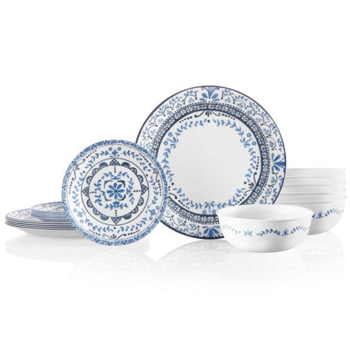 Portofino 18pc Dinnerware Set Service for 6