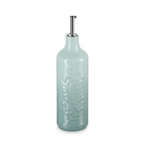 20oz Stoneware Olive Branch Oil Cruet Sea Salt