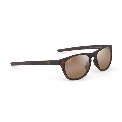 Melemele Polarized Sunglasses Matte Dark Havana Frame HCL Bronze Lens