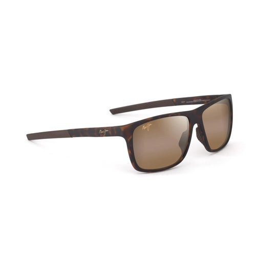 Lehopulu Polarized Sunglasses Matte Dark Havana Frame HCL Bronze Lens
