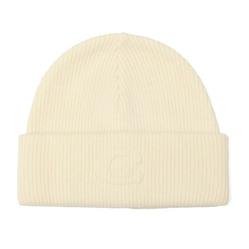 Signature Embossed C Knit Beanie Chalk