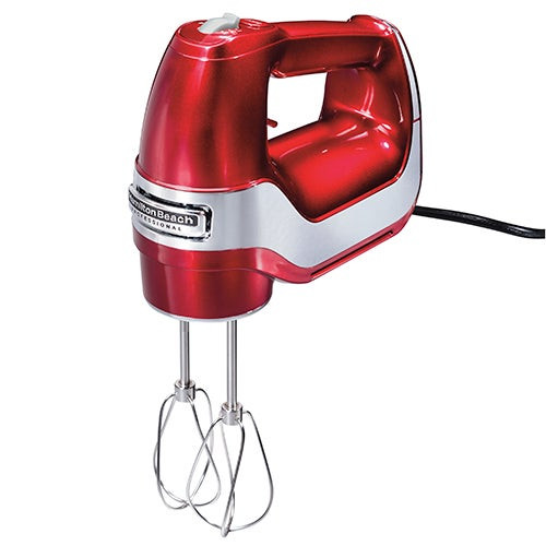 Professional 5 Speed Hand Mixer Red