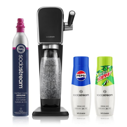 Art Sparkling Water Maker Bundle Black