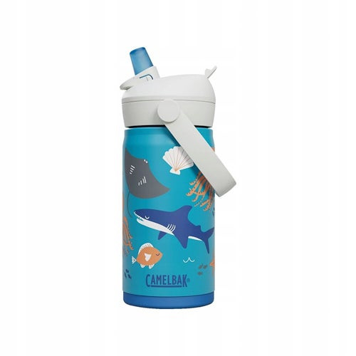 Thrive Flip Straw Kids 12oz VSS Bottle Ocean Life