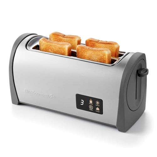 4 Slice Digital Long Slot Toaster w/ Wide Slots