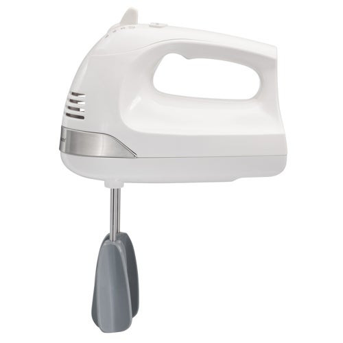 6 Speed Hand Mixer w/ Snap-on Case  White