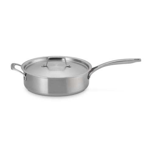 4.5qt Essential Stainless Steel Saute Pan w/ Lid