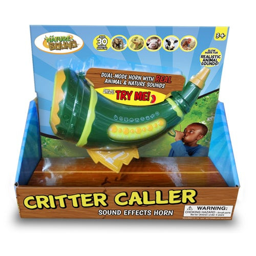 Critter Caller Animal Sound Effects Speaker Ages 3+ Years