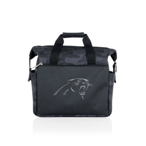 On The Go Lunch Bag Cooler - Carolina Panthers Black Camo