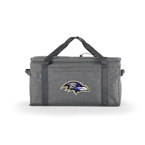 64 Can Collapsible Cooler - NFL Baltimore Ravens Heathered Gray