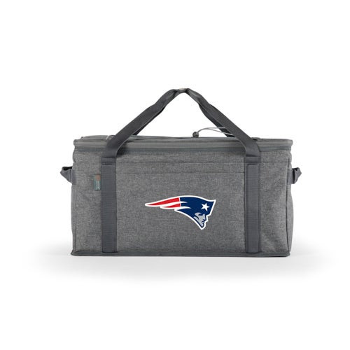 64 Can Collapsible Cooler - NFL New England Patriots Heathered Gray